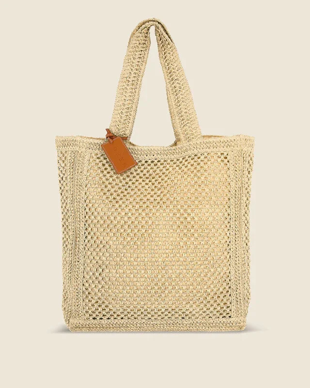 Me fui borsa beige chiaro A076-LB