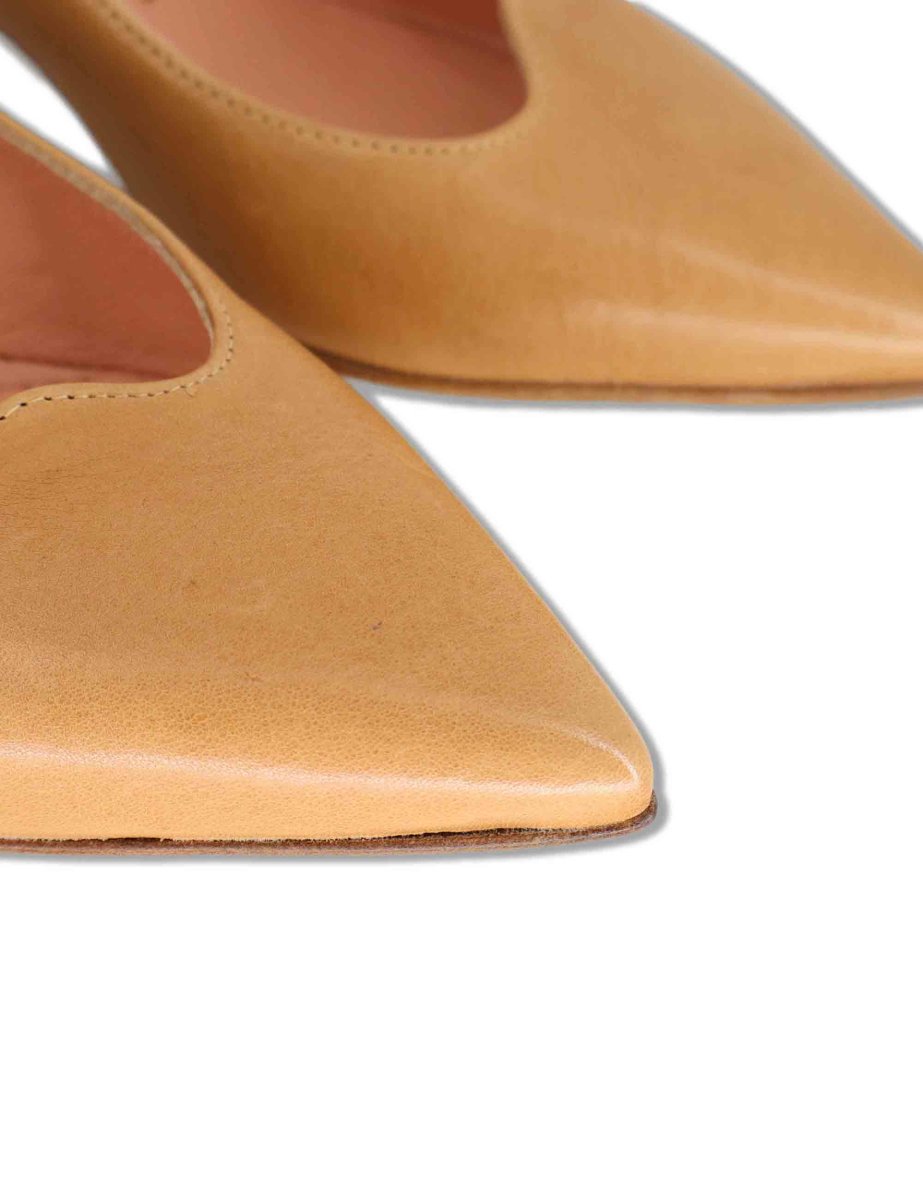 Slingback in pelle naturale con cinturino elastico Donna SP2047 008 - immagine 5