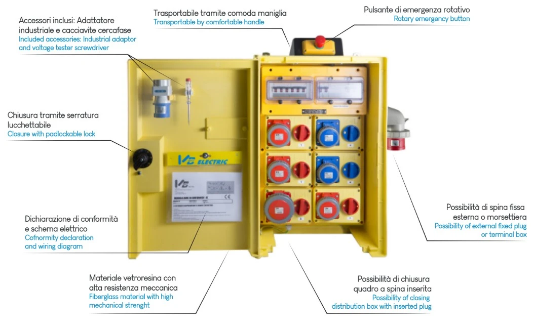 Quadro Elettrico da Cantiere Personalizzabile IP67 - immagine 3