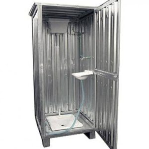Bagno Lamiera Zincata 90x90x230h C/Lavabo